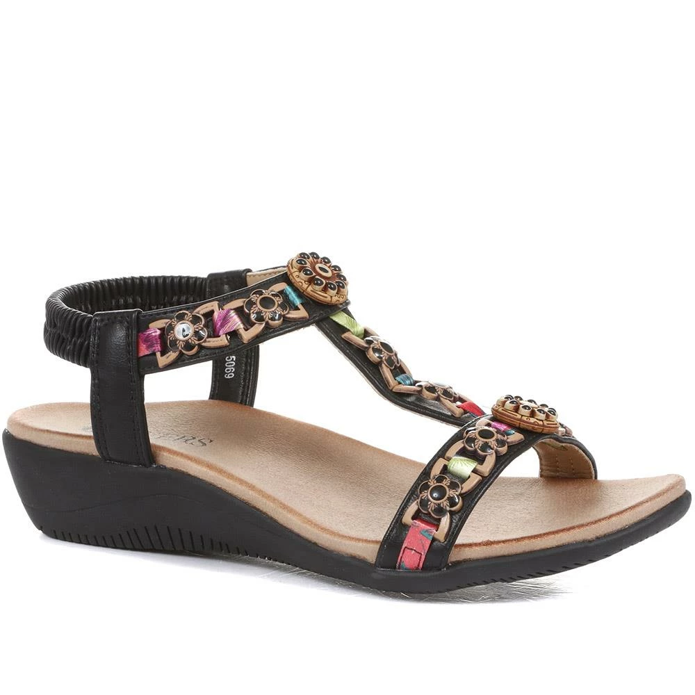 Pavers Strappy Wedge Sandals - BAIZH35069 / 321 678 2 Pavers Strappy Wedge Sandals - BAIZH35069 / 321 678