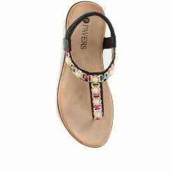 Pavers Toe-Post Wedge Sandals - BAIZH35081 / 321 466