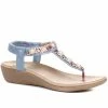 Pavers Toe-Post Wedge Sandals - BAIZH35081 / 321 466