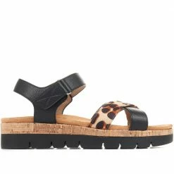 Bellissimo Leopard Print Platform Sandals - BELBAIZH35085 / 321 675