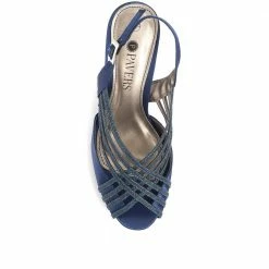 Pavers Ladies Wide Fit Silver Occasion Heels - AMITY1700 / 134 194 / 134 194 35 Pavers Ladies Wide Fit Silver Occasion Heels - AMITY1700 / 134 194 / 134 194