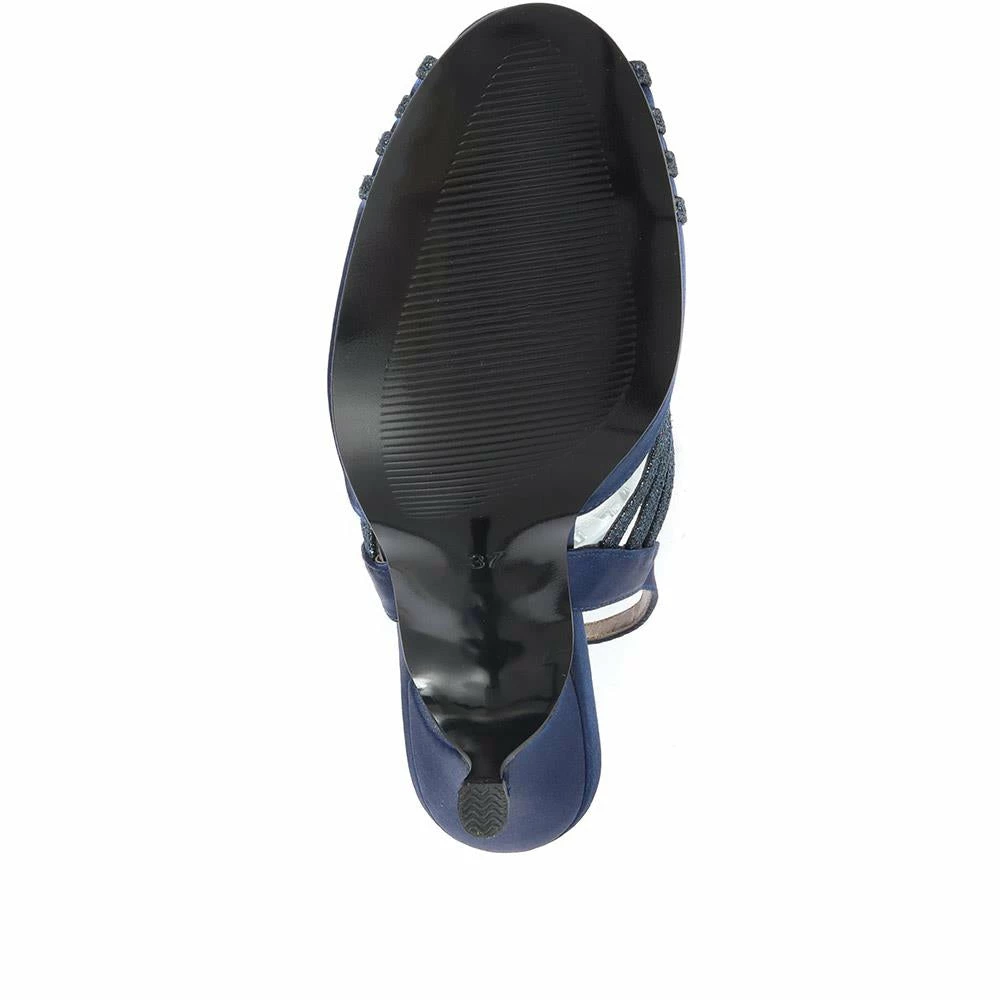 Pavers Ladies Wide Fit Silver Occasion Heels - AMITY1700 / 134 194 / 134 194 10 Pavers Ladies Wide Fit Silver Occasion Heels - AMITY1700 / 134 194 / 134 194