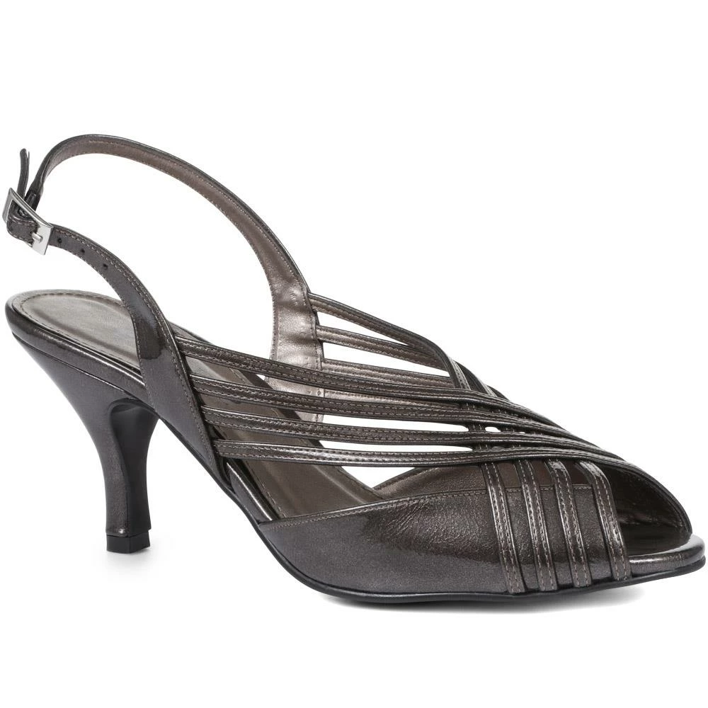 Pavers Ladies Wide Fit Silver Occasion Heels - AMITY1700 / 134 194 / 134 194 3 Pavers Ladies Wide Fit Silver Occasion Heels - AMITY1700 / 134 194 / 134 194