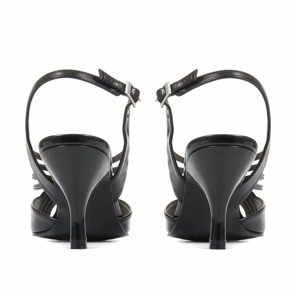 Pavers Ladies Wide Fit Silver Occasion Heels - AMITY1700 / 134 194 / 134 194 16 Pavers Ladies Wide Fit Silver Occasion Heels - AMITY1700 / 134 194 / 134 194