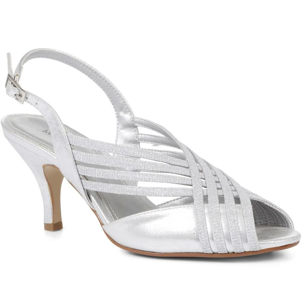 Pavers Ladies Wide Fit Silver Occasion Heels - AMITY1700 / 134 194 / 134 194 6 Pavers Ladies Wide Fit Silver Occasion Heels - AMITY1700 / 134 194 / 134 194