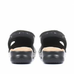 Pavers Wide Fit Pull-On Sandals - POLY33005 / 319 733