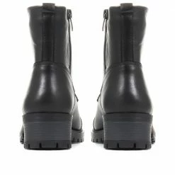 Bellissimo Leather Chunky Ankle Boots - BELMUYA34017 / 321 985