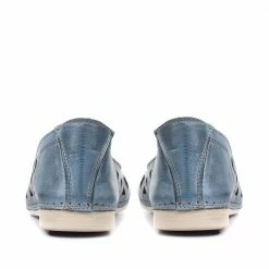 Pavers Wide Fit Leather Ballerina Pumps - KARY29015 / 315 056