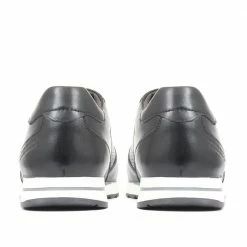 Pavers Wide Fit Leather Lace-Up Trainers - PARK35013 / 321 632