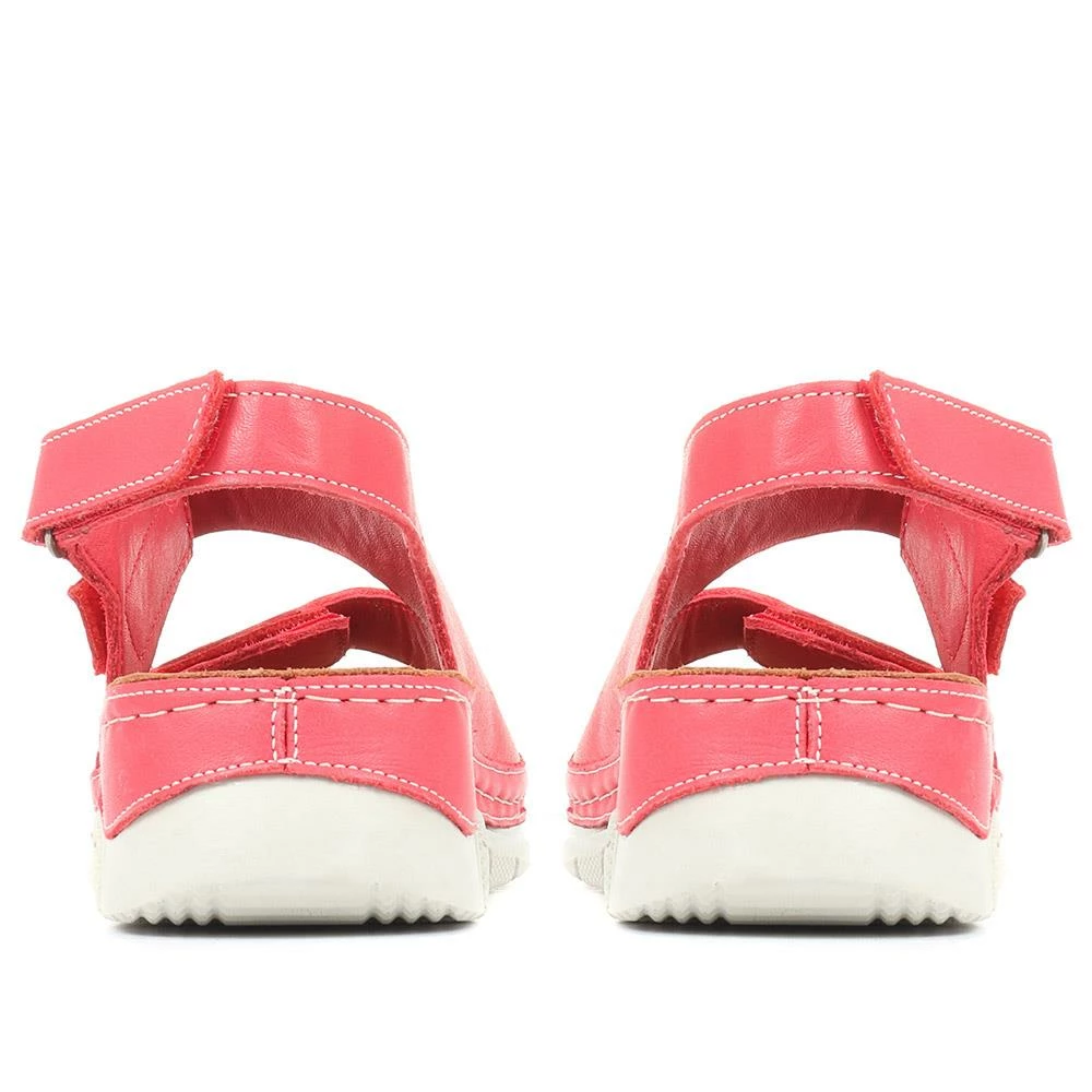 Pavers Ladies Fully Adjustable Khaki Leather Sandals - GENC33005 / 319 790 / 319 790 20 Pavers Ladies Fully Adjustable Khaki Leather Sandals - GENC33005 / 319 790 / 319 790