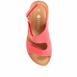 Pavers Ladies Fully Adjustable Khaki Leather Sandals - GENC33005 / 319 790 / 319 790 46 Pavers Ladies Fully Adjustable Khaki Leather Sandals - GENC33005 / 319 790 / 319 790