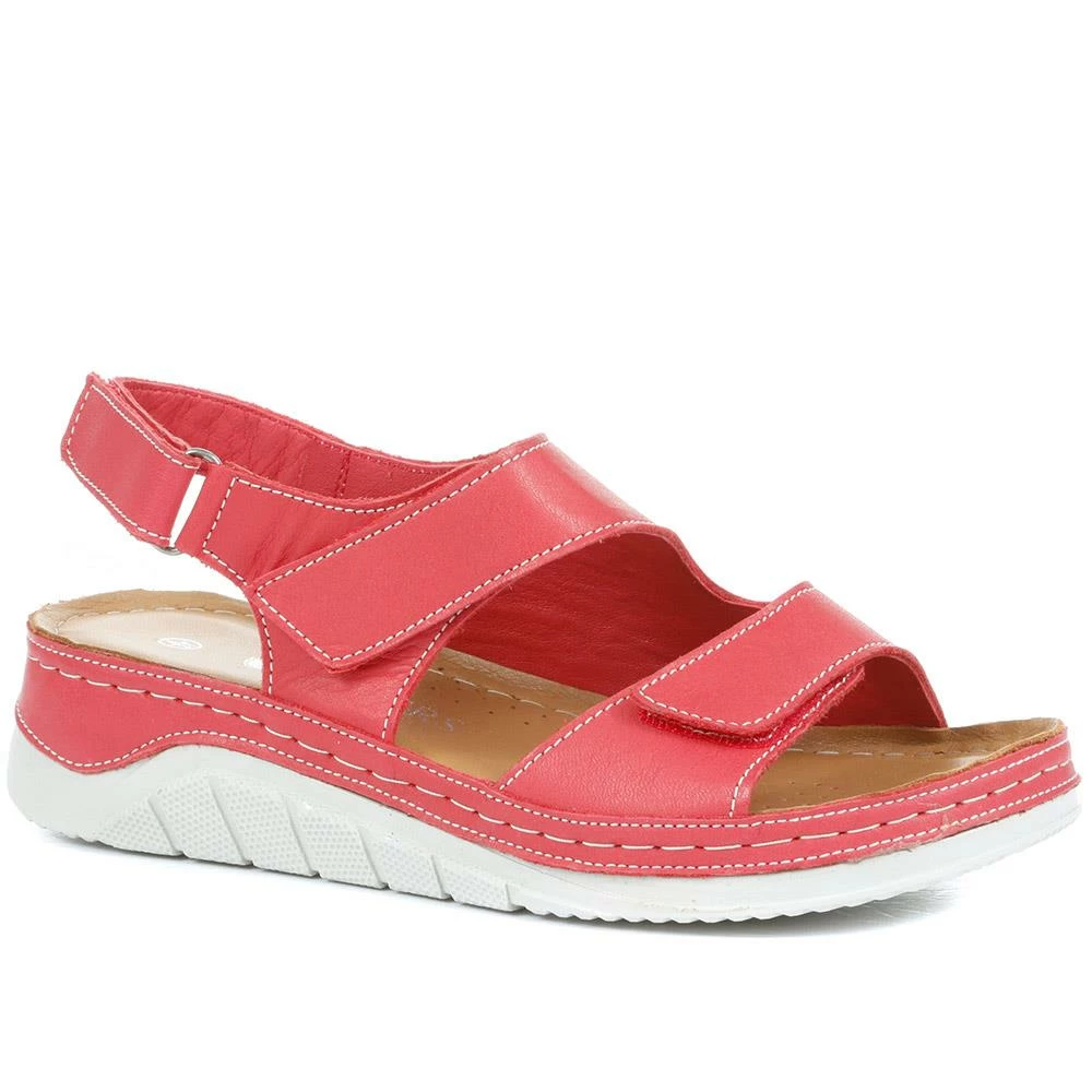 Pavers Ladies Fully Adjustable Khaki Leather Sandals - GENC33005 / 319 790 / 319 790 5 Pavers Ladies Fully Adjustable Khaki Leather Sandals - GENC33005 / 319 790 / 319 790