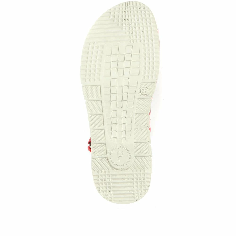 Pavers Ladies Fully Adjustable Khaki Leather Sandals - GENC33005 / 319 790 / 319 790 22 Pavers Ladies Fully Adjustable Khaki Leather Sandals - GENC33005 / 319 790 / 319 790