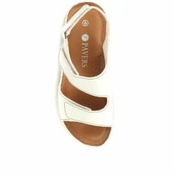 Pavers Ladies Fully Adjustable Khaki Leather Sandals - GENC33005 / 319 790 / 319 790 50 Pavers Ladies Fully Adjustable Khaki Leather Sandals - GENC33005 / 319 790 / 319 790