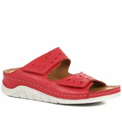 Pavers Fully Adjustable Leather Mule Sandals - GENC35001 / 321 720