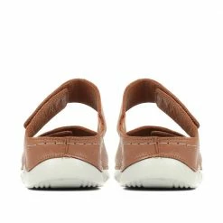 Pavers Fully Adjustable Leather Mule Sandals - GENC35001 / 321 720