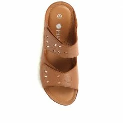 Pavers Fully Adjustable Leather Mule Sandals - GENC35001 / 321 720