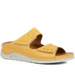 Pavers Fully Adjustable Leather Mule Sandals - GENC35001 / 321 720