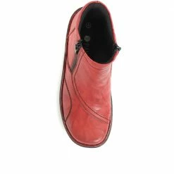 Pavers Ladies Zip Leather Ankle Boots - LUCK34005 / 321 855 / 321 855