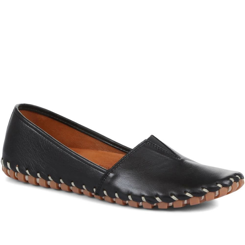 Ladies White Leather Loafers By Pavers - KARY25006 / 309 827 / 309 827 2 Ladies White Leather Loafers By Pavers - KARY25006 / 309 827 / 309 827