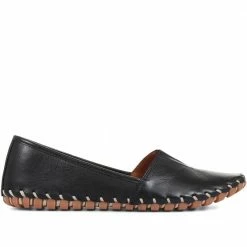 Ladies White Leather Loafers By Pavers - KARY25006 / 309 827 / 309 827 54 Ladies White Leather Loafers By Pavers - KARY25006 / 309 827 / 309 827