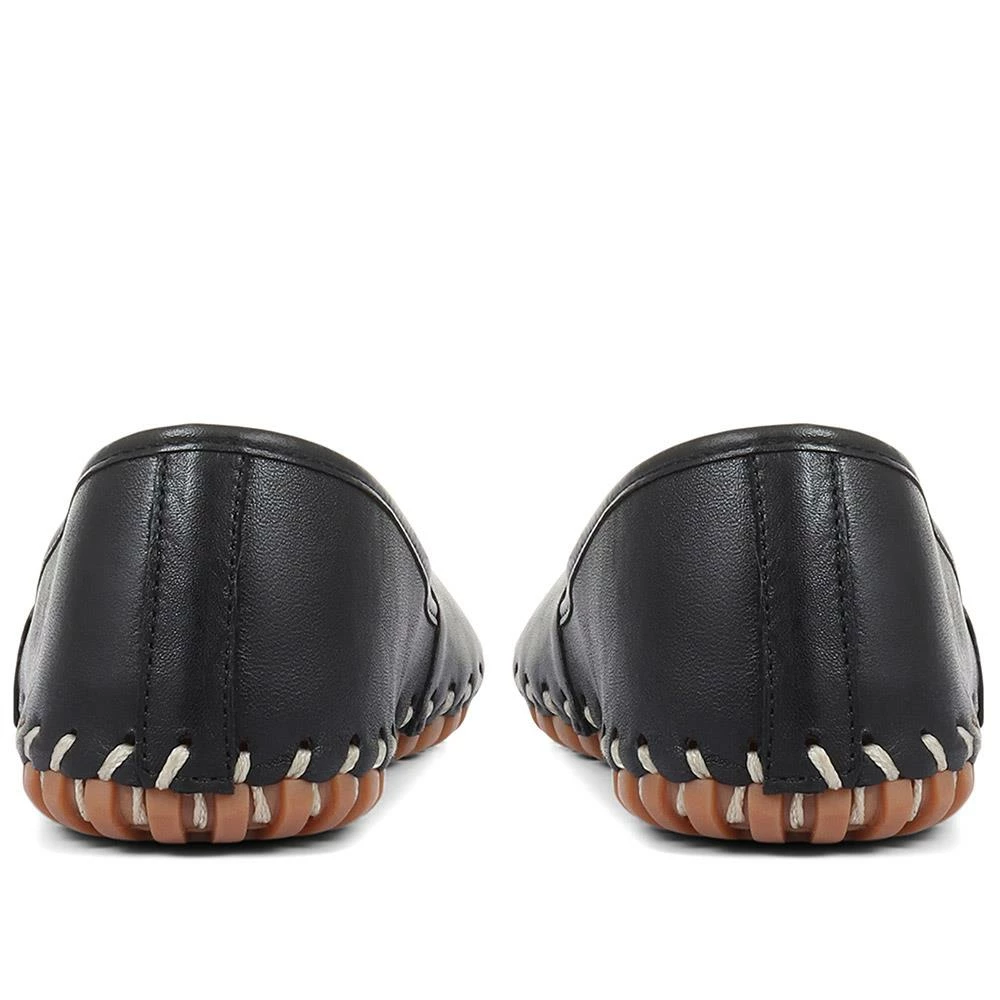 Ladies White Leather Loafers By Pavers - KARY25006 / 309 827 / 309 827 11 Ladies White Leather Loafers By Pavers - KARY25006 / 309 827 / 309 827