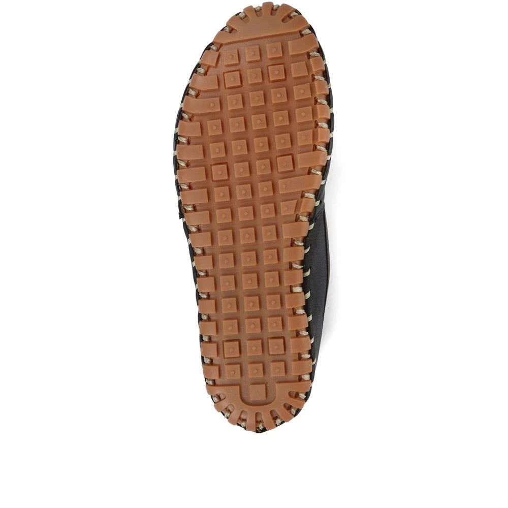 Ladies White Leather Loafers By Pavers - KARY25006 / 309 827 / 309 827 13 Ladies White Leather Loafers By Pavers - KARY25006 / 309 827 / 309 827