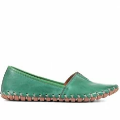 Ladies White Leather Loafers By Pavers - KARY25006 / 309 827 / 309 827 66 Ladies White Leather Loafers By Pavers - KARY25006 / 309 827 / 309 827