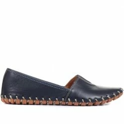 Ladies White Leather Loafers By Pavers - KARY25006 / 309 827 / 309 827 70 Ladies White Leather Loafers By Pavers - KARY25006 / 309 827 / 309 827