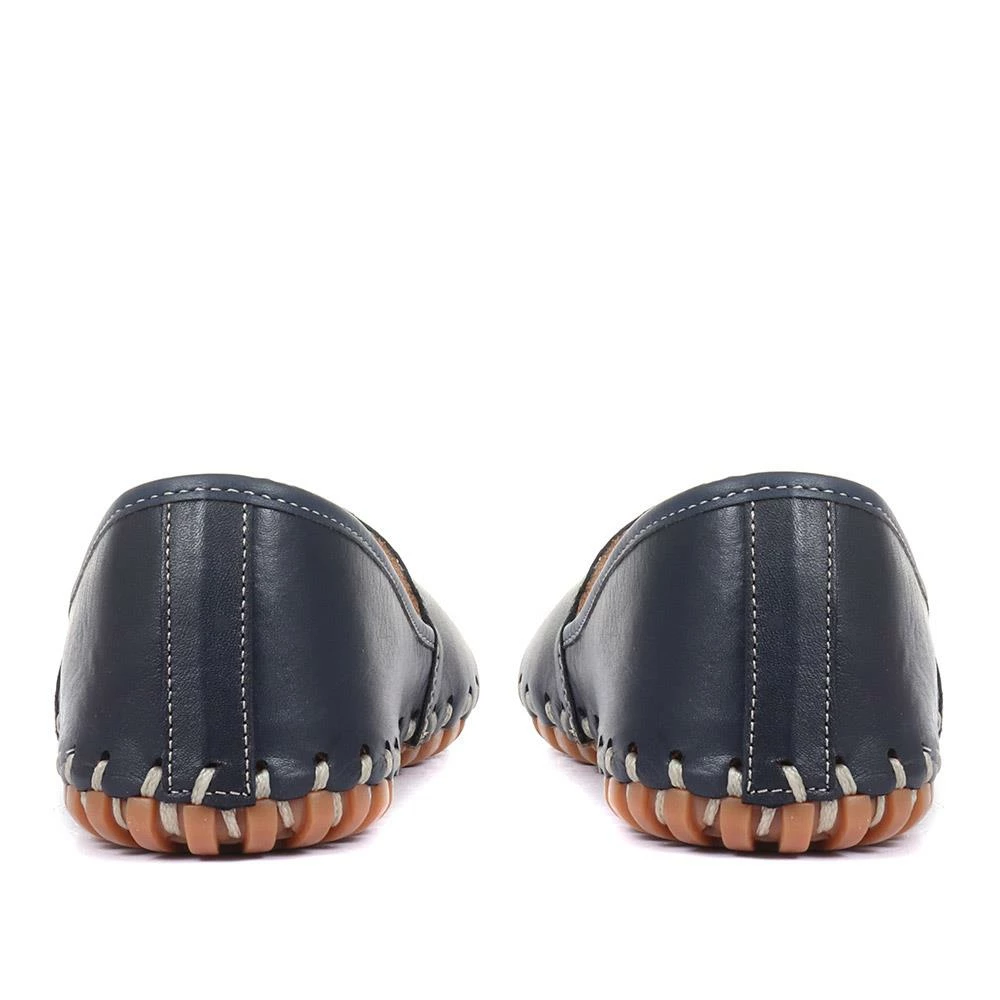 Ladies White Leather Loafers By Pavers - KARY25006 / 309 827 / 309 827 27 Ladies White Leather Loafers By Pavers - KARY25006 / 309 827 / 309 827