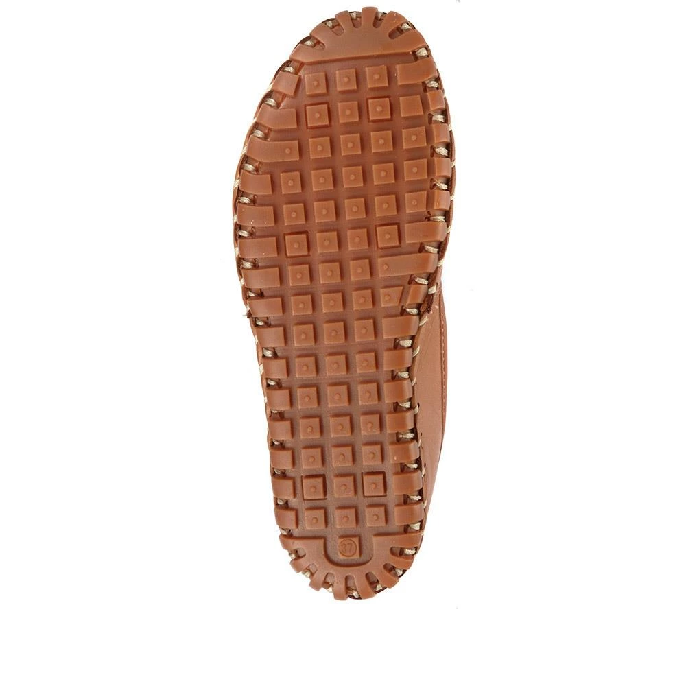 Ladies White Leather Loafers By Pavers - KARY25006 / 309 827 / 309 827 37 Ladies White Leather Loafers By Pavers - KARY25006 / 309 827 / 309 827