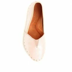 Ladies White Leather Loafers By Pavers - KARY25006 / 309 827 / 309 827 88 Ladies White Leather Loafers By Pavers - KARY25006 / 309 827 / 309 827