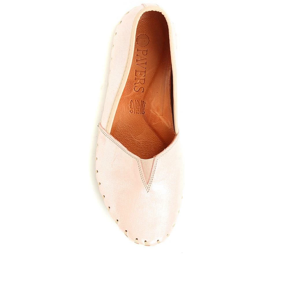 Ladies White Leather Loafers By Pavers - KARY25006 / 309 827 / 309 827 44 Ladies White Leather Loafers By Pavers - KARY25006 / 309 827 / 309 827