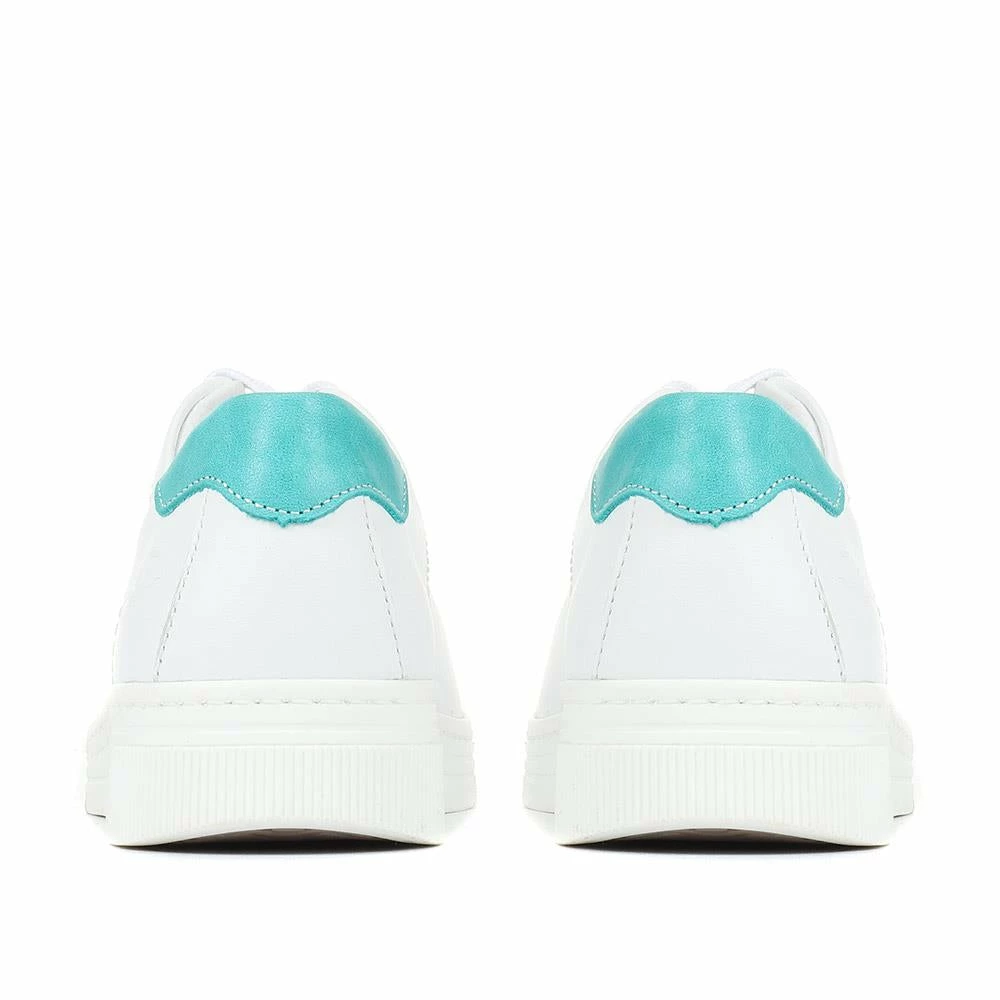 Fly Flot Lace-Up Leather Trainers - CAL35011 / 321 532 4 Fly Flot Lace-Up Leather Trainers - CAL35011 / 321 532