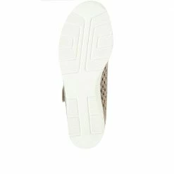 Pavers Embellished Wedge Heel Mary Janes - WOIL35001 / 321 713 Shoes