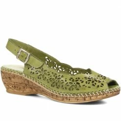 Pavers Leather Slingback Sandals - OZAR35001 / 322 282