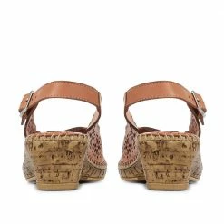 Pavers Leather Slingback Sandals - OZAR35001 / 322 282