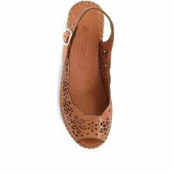 Pavers Leather Slingback Sandals - OZAR35001 / 322 282