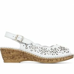 Pavers Leather Slingback Sandals - OZAR35001 / 322 282