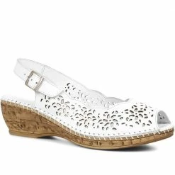 Pavers Leather Slingback Sandals - OZAR35001 / 322 282