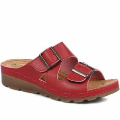 Pavers Ladies Casual Buckle Mule Sandals - SERAY33003 / 319 953 / 319 953