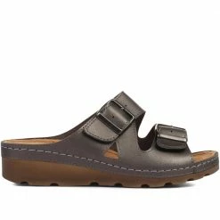 Pavers Ladies Casual Buckle Mule Sandals - SERAY33003 / 319 953 / 319 953