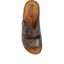 Pavers Ladies Casual Buckle Mule Sandals - SERAY33003 / 319 953 / 319 953