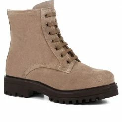 Bellissimo Leather Combat Boots - BELMUYA34019 / 321 986