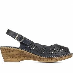 Pavers Leather Slingback Sandals - OZAR35001 / 322 282