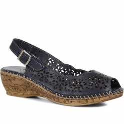 Pavers Leather Slingback Sandals - OZAR35001 / 322 282