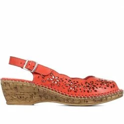 Pavers Leather Slingback Sandals - OZAR35001 / 322 282