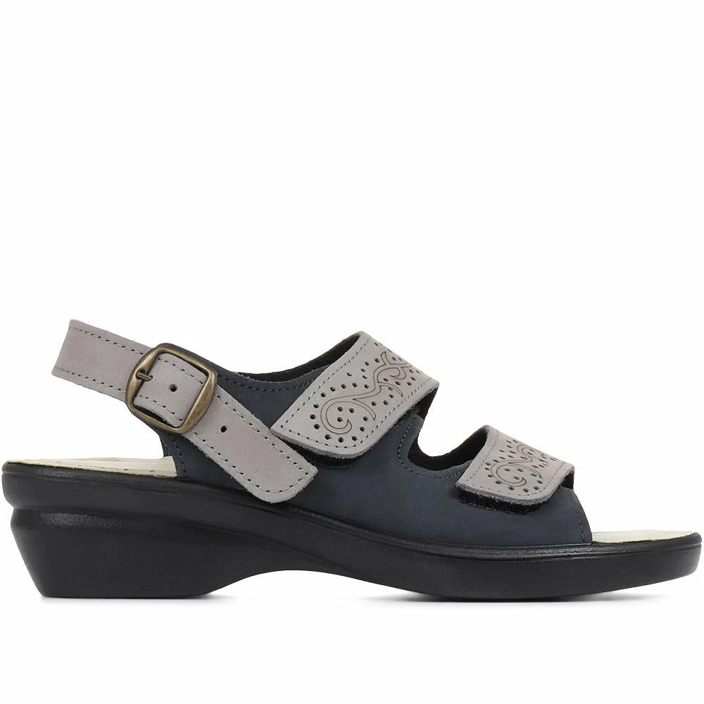 Pavers Fully Adjustable Leather Sandals - POLY35003 / 321 698 8 Pavers Fully Adjustable Leather Sandals - POLY35003 / 321 698