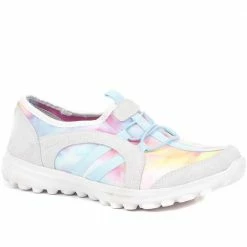 Pavers Wide Fit Lightweight Slip-On Sneakers / 314 777