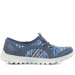 Pavers Wide Fit Lightweight Slip-On Sneakers / 314 777